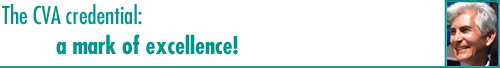 The CVA Credential - A Mark of Excellence!